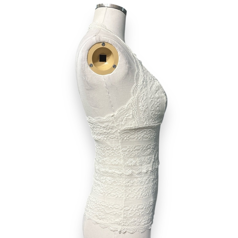 COSABELLA Ivory Lace Halter Camisole - Picture 2 of 8